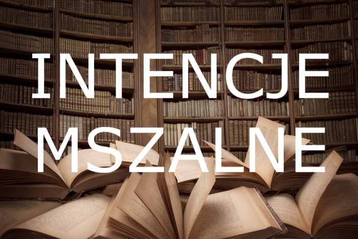 Intencje mszalne (02-08.02.2026)